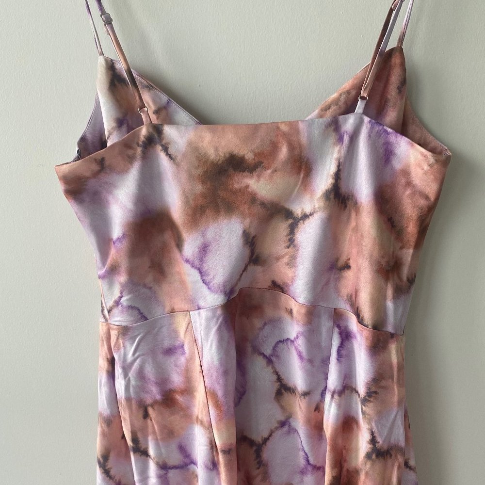 Dynamite Tie Dye Printed Silk Maxi Dress - Picture 4 of 6